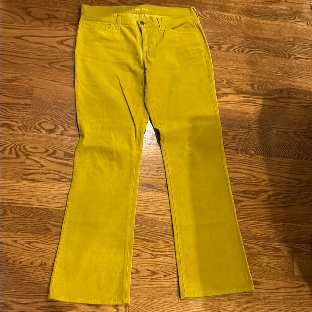 Old Navy Yellow Flare Women's Corduroys